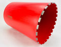12' Inch Diamond Wet Core Drill Bit 1-1/4' Threaded by BLUEROCK Tools for Concrete Rebar Asphalt Brick Rock Masonry Hole Barrel Coring