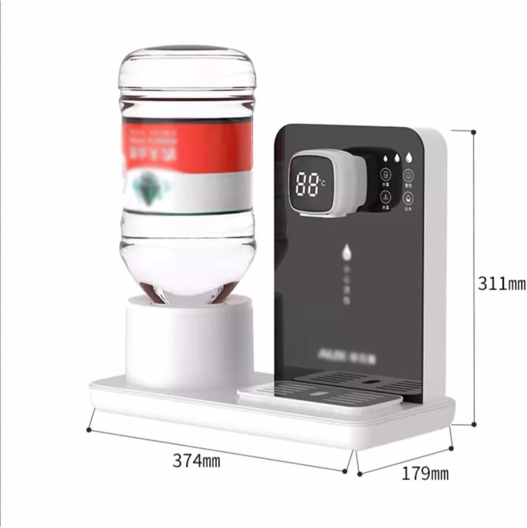 Water Dispenser Instant Hot Water Dispenser Multifunctional Desktop Hot Water Dispenser Adjustable Temperature and Keep Warm Function Mini Fountain for Drinking D