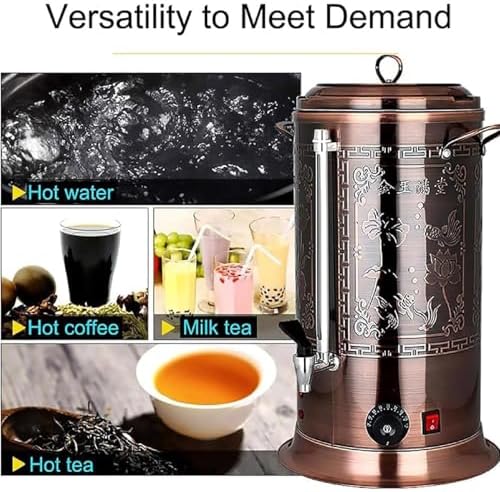 Instant Hot Water Dispenser, Stainless Steel Electric Boiler with Temperature Control 30-120℃, Commercial Urn for Tea, Coffee & Milk – Fast & Efficient Heating