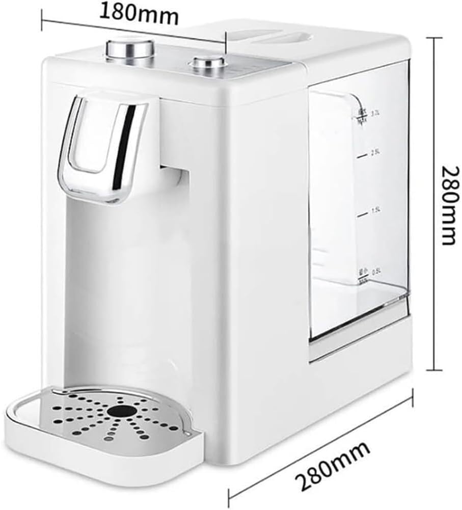 Instant Hot Water Dispenser, Household Electric Kettle Desktop Water Dispenser, Portable Smart Water Dispenser, Multi-Level Adjustment(Black)