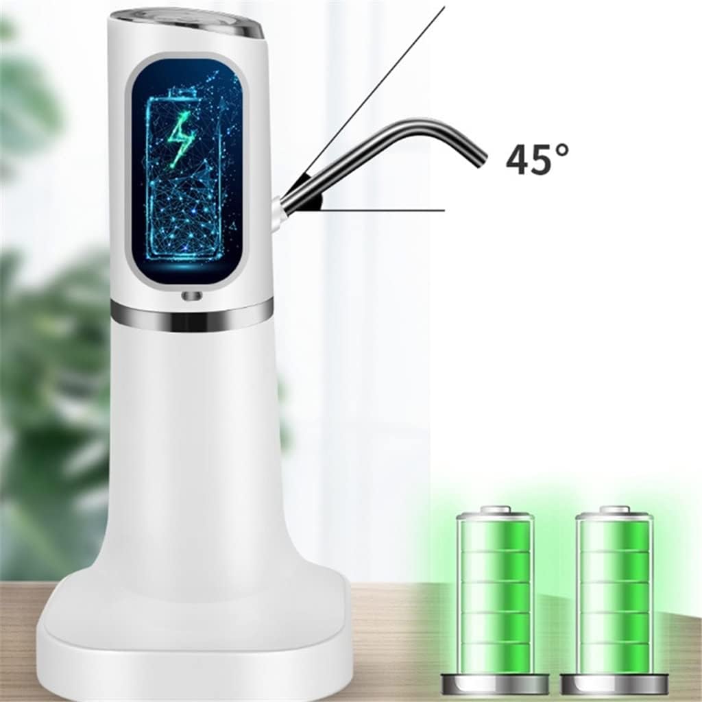 Home Automatic Water Dispenser Hand Press Pump Charging Intelligent Electric Bottled Drinking(Gray)