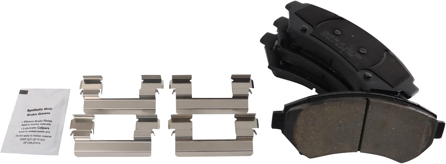 TRQ Front Brake Pad & Rotor Set Ceramic Calipers Compatible with 1997-2005 Buick LeSabre Cadillac DeVille Chevy Impala Monte Carlo 1997-2003 Oldsmobile Aurora Intrigue 2000-2003 Pontiac Bonneville
