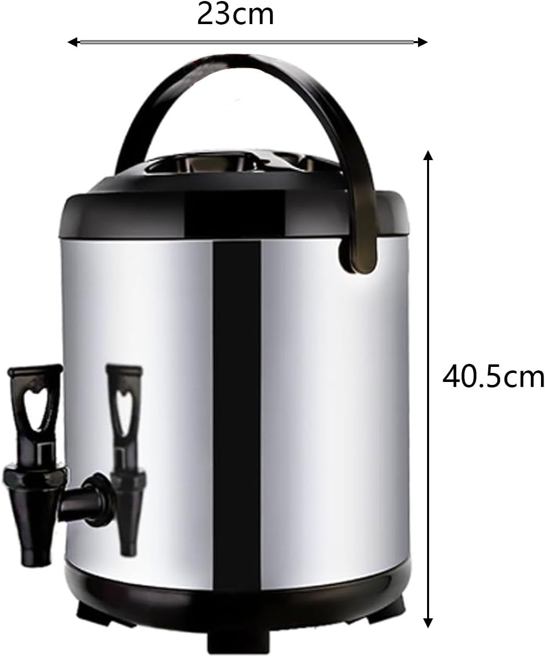 Catering Urn, 8L/10L/12L/16L/20L Hot Water Dispenser with Faucet, Stainless Steel Insulated Bucket Milk Tea Barrel for Hot Water and Beverage,10L