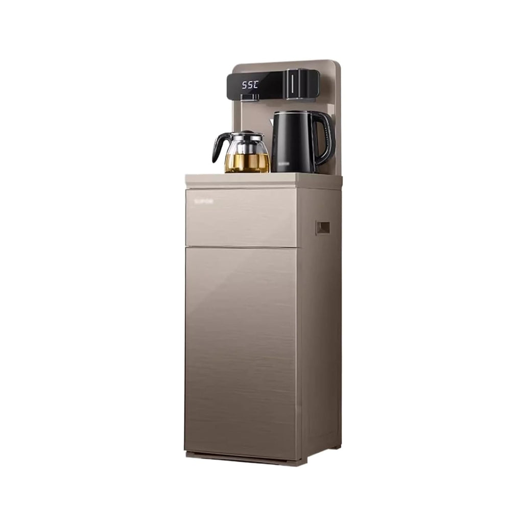Hot and Cold Water Dispenser Tea Bar Machine Household Vertical Water Dispenser Kettle Cabinet Integrated Bottom Mounted Water Bucket Fully Automatic Intelligent
