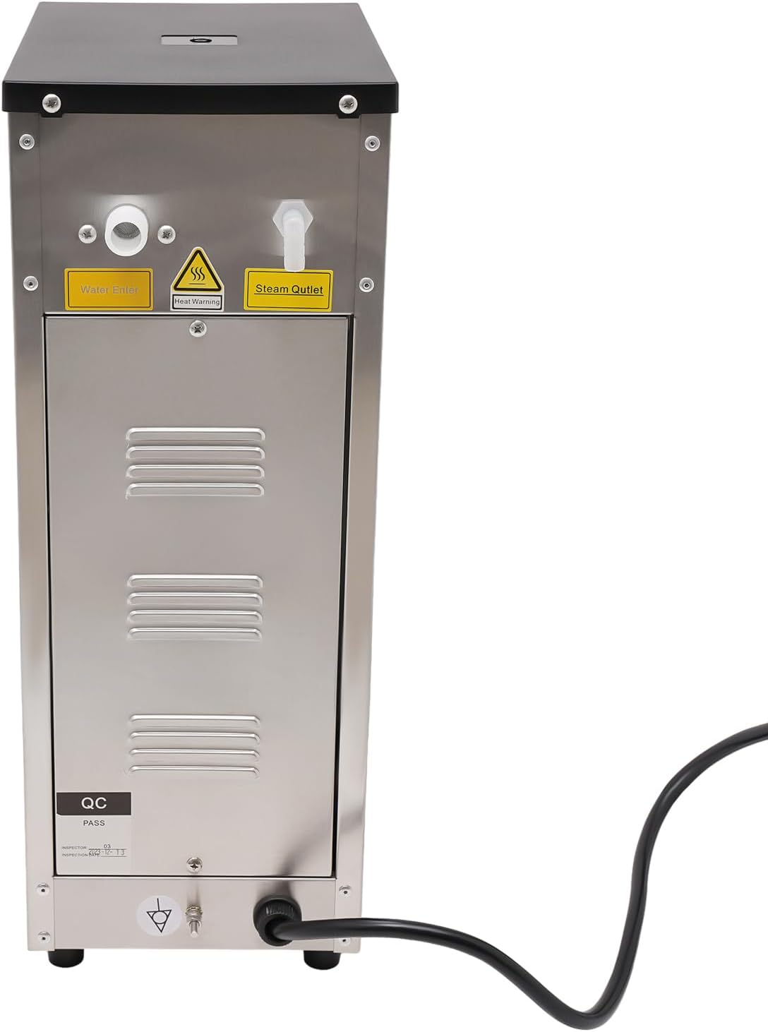 10L Commercial Hot Water Dispenser, Electric Countertop Boiling Water Machine, Stainless Steel Step-Heating Hot Water Dispenser,Step-type Heating (Silver, 7.28 * 9.92 * 19.09in)