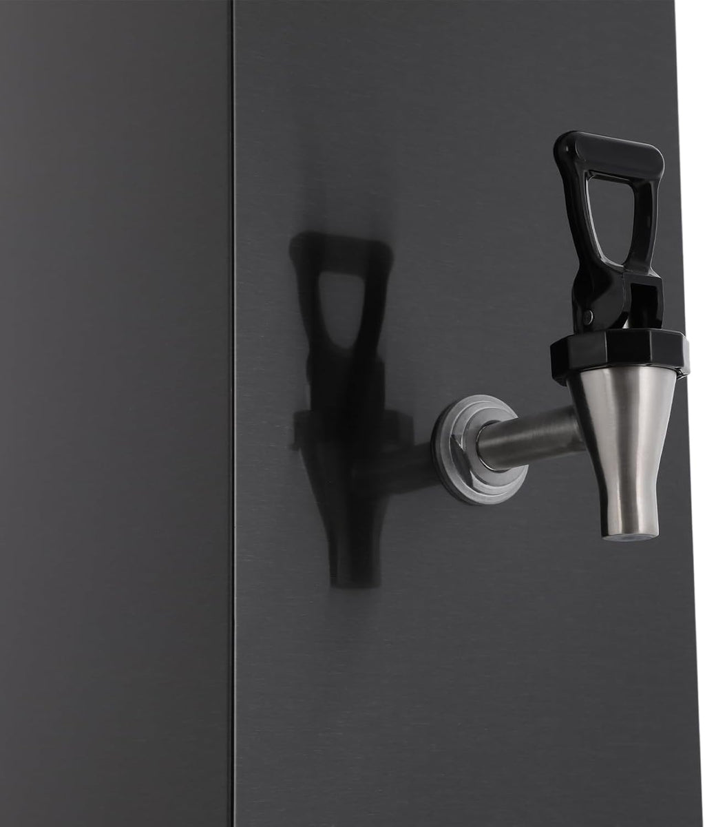 Commercial Hot Water Dispenser 30L 3000W Electric Countertop Water Boiler Stainless Steel for Coffee Tea Restaurant Office, Step-heating Temperature Control 86-206.6℉