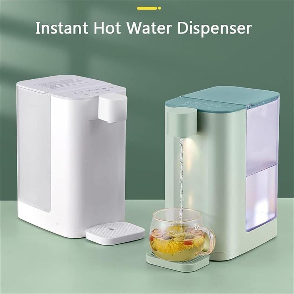 Instant Hot Water Dispenser Household Small Desktop Instant Hot Water Dispenser Multifunctional Desktop Mini Intelligent Direct Drink Heating, for Living Room Office(Green)
