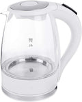 HBJWOV LED Illuminated Glass Kettle Electric Rapid Boil Cordless Electric Kettle Electric kettle Teapot Smart Kettle kitchen