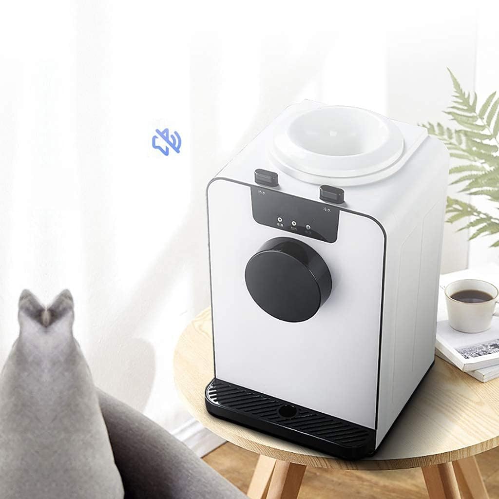 Desktop Hot Water Kettle Electric Hot & Cold Dispenser Tempered Glass Panel Bottled Water Boiler, Perfect for Offices and Meeting Rooms