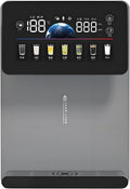 Wall Mounted Instant Heat Office Water Cooler, Countertop Water Dispenser with Child Locks, Adjustable 5 Temp 5 Water Volume Dispense(Gray)