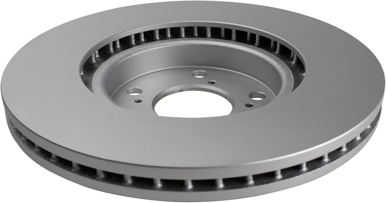 TRQ Front Brake Pad and Rotor Set Ceramic Coated Vented Rotors Compatible with 2011-2014 Honda Odyssey