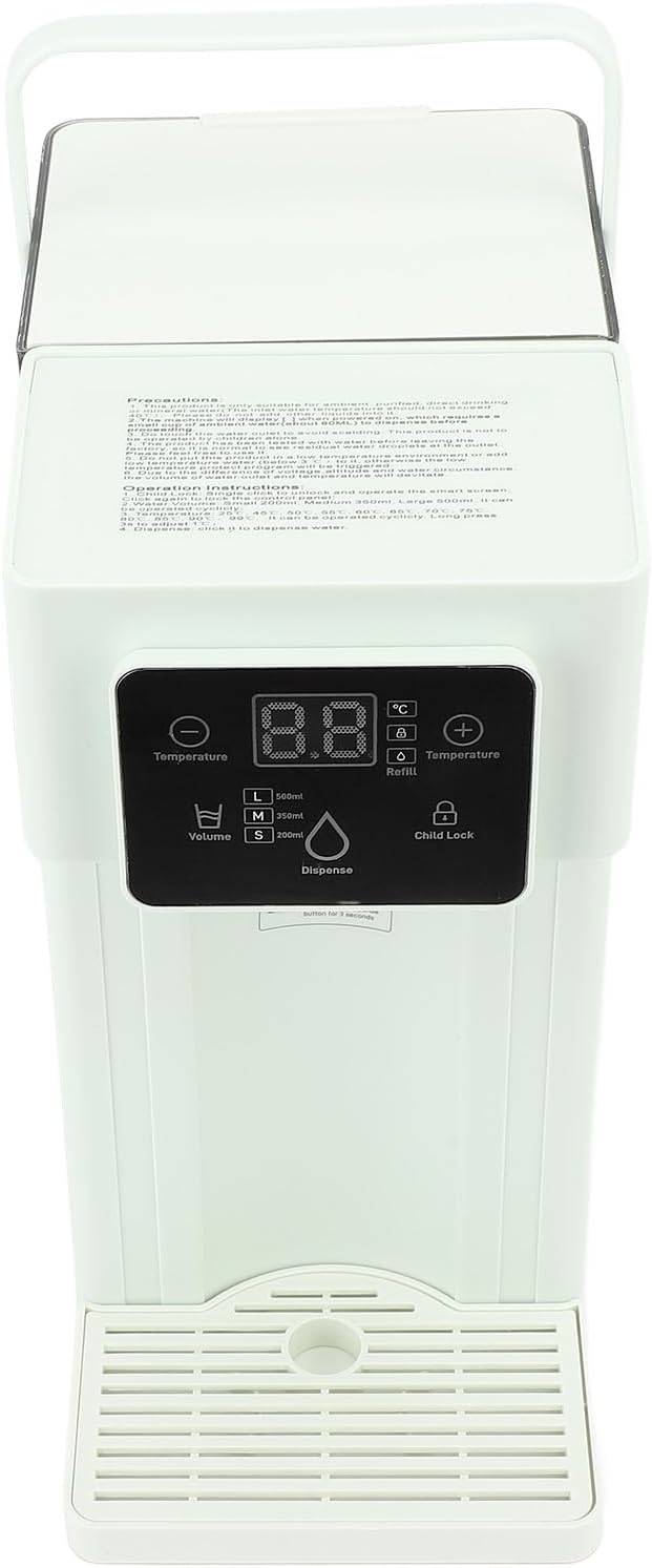 Hot Water Dispenser, Electric Tea Kettle with 7 Temperature, Rapid Heating Self Water Boiler Maker with Night Light Design, 3L Water (US Plug 110V)