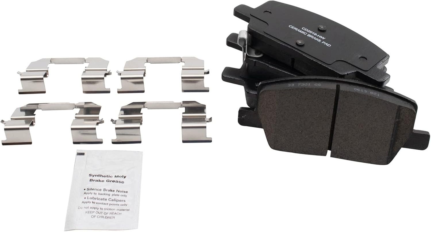 TRQ Front and Rear Brake Pad and Rotor Set Ceramic Compatible with 2018-2021 Buick Encore 2018-2021 Chevrolet Trax