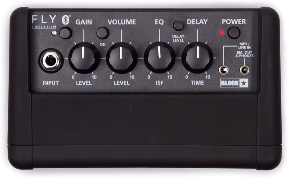 Blackstar FLY3BLUE Electric Guitar Mini Bluetooth Amplifier, Black