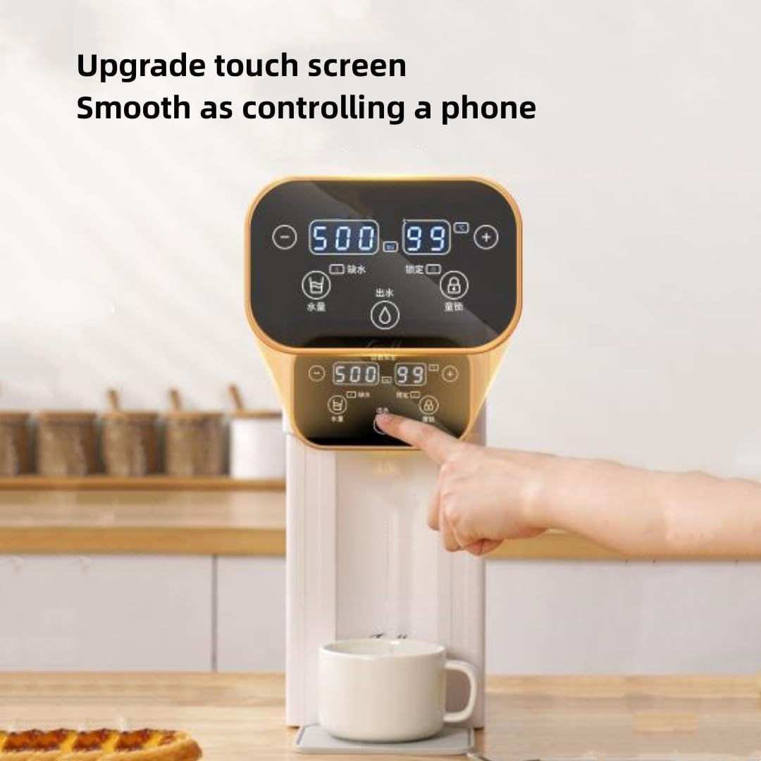 Instant Hot Water Dispenser, HotCup Hot Water Dispenser ，3L Capacity,household Small 3-second Instant Hot Water Kettle, with Carry Handle Ideal for Hot and Cold Drinks (White)