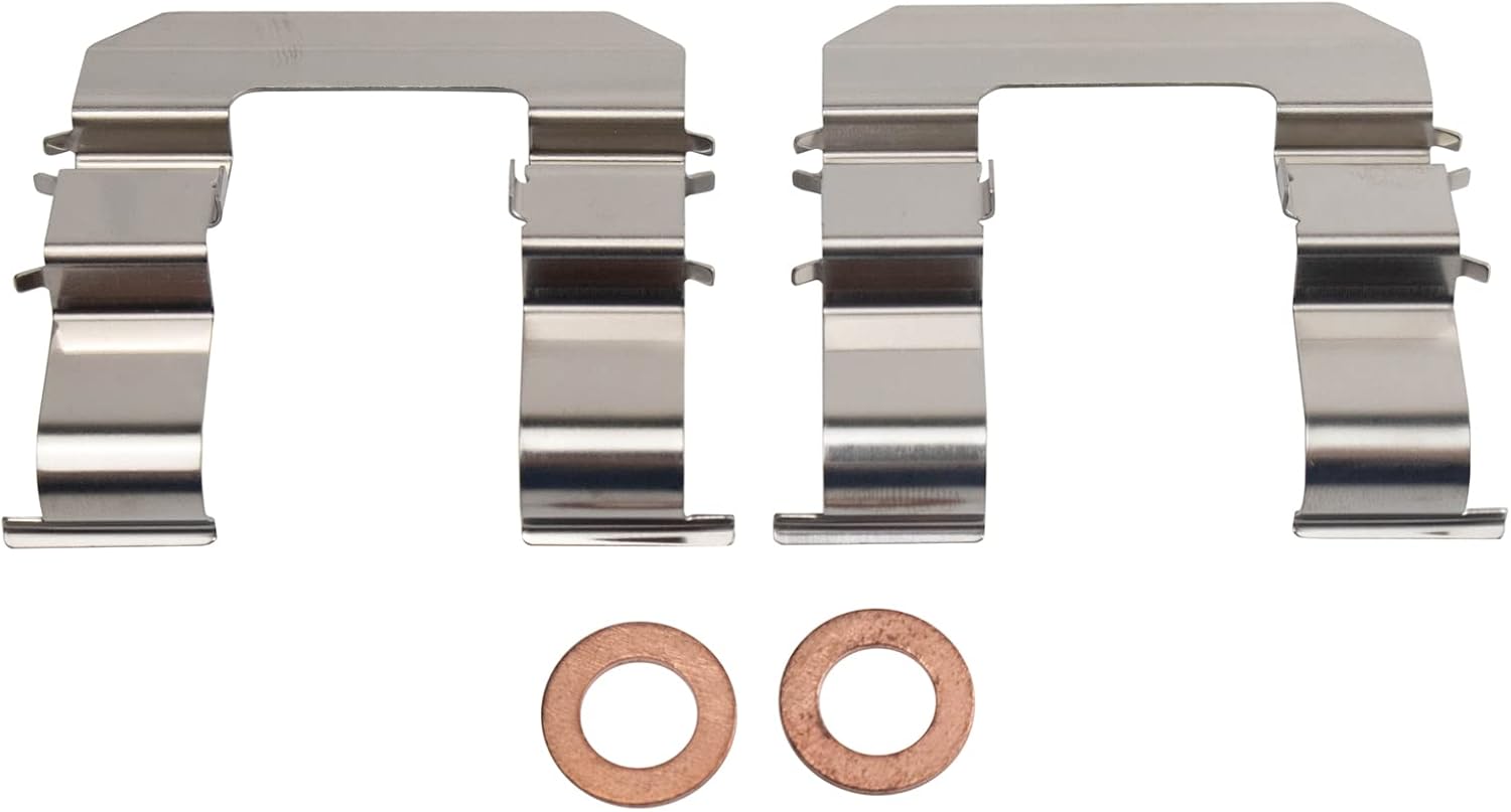 TRQ Front Brake Pad and Rotor Set Ceramic Vented Rotors Calipers Compatible with 2012 Kia Rio