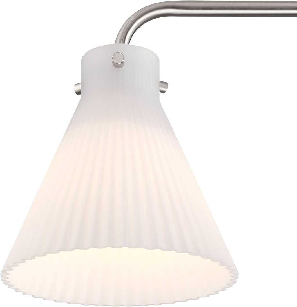 Possini Euro Design Possini Euro Cielo 24' Wide Brushed Nickel 3-Light Bath Light