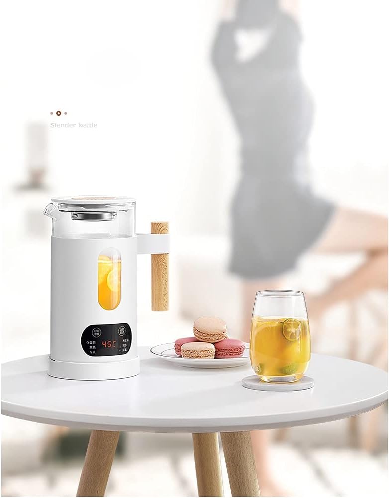 HBJWOV Travel Multi-function Electric Kettle Preserving Pot Glass Boiled Tea Pot Hot Water Bottle Warm Kettle