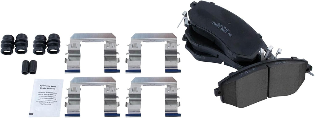 TRQ Front Brake Pad and Rotor Set Ceramic Compatible with 2014-2018 Subaru Forester 2011-2014 Impreza 2013-2014 Outback 2013-2017 XV Crosstrek 2013-2016 BRZ 2013-2016 Scion FR-S 2017-2019 Toyota 86