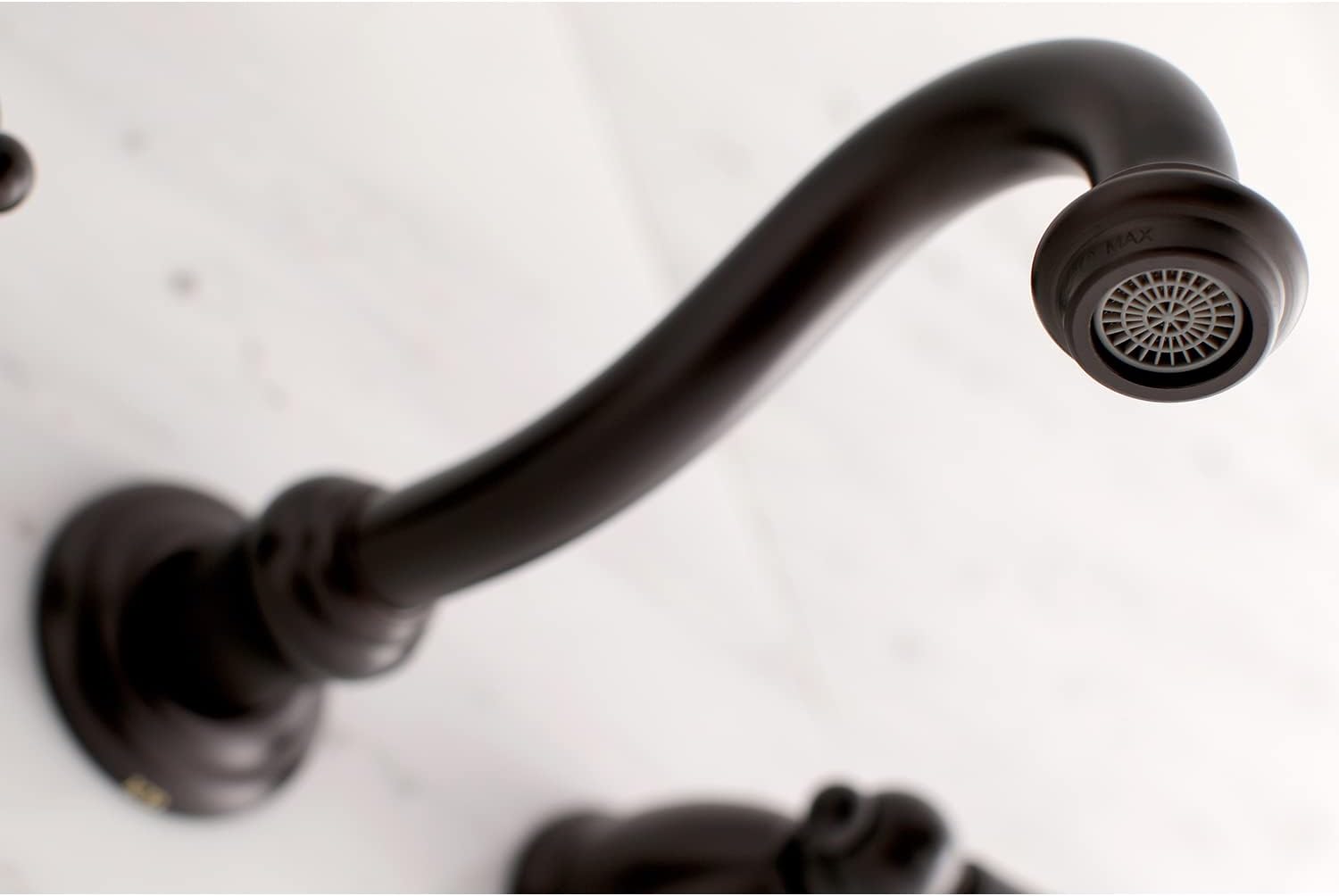 Kingston Brass KS3125AL Vintage 2-Handle Wall Mount Bathroom Faucet, Oil Rubbed Bronze