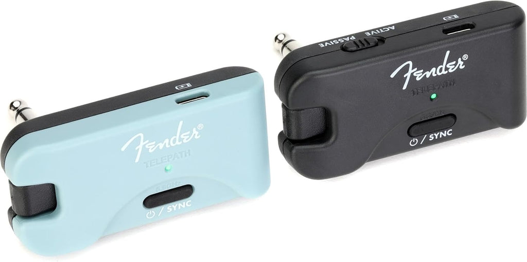 Fender Telepath Wireless Guitar System with Durable Guitar Strap - High-Quality Wireless Audio Transmission for Electric and Acoustic Guitars - Reliable, Lightweight, and Easy To Use for PerfoRMErs