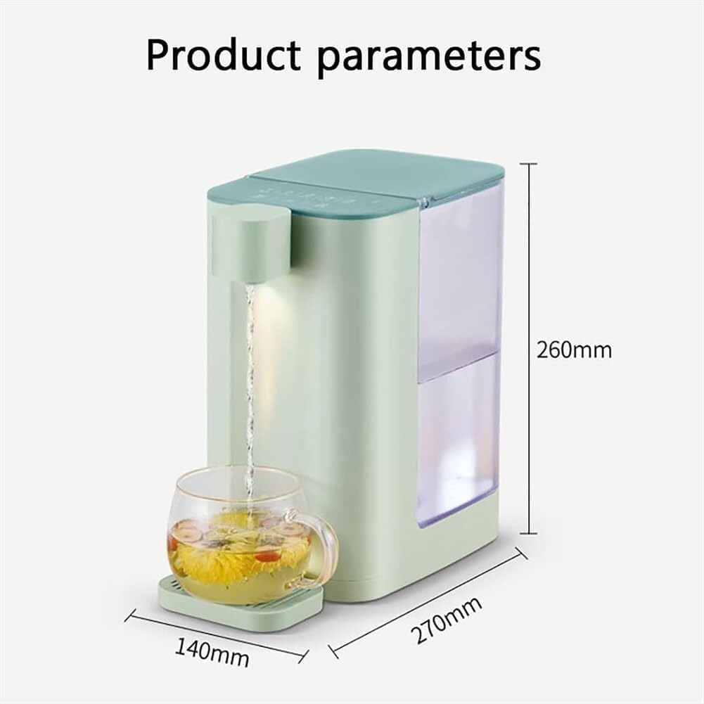 Instant Hot Water Dispenser Household Small Desktop Instant Hot Water Dispenser Multifunctional Desktop Mini Intelligent Direct Drink Heating, for Living Room Office(White)