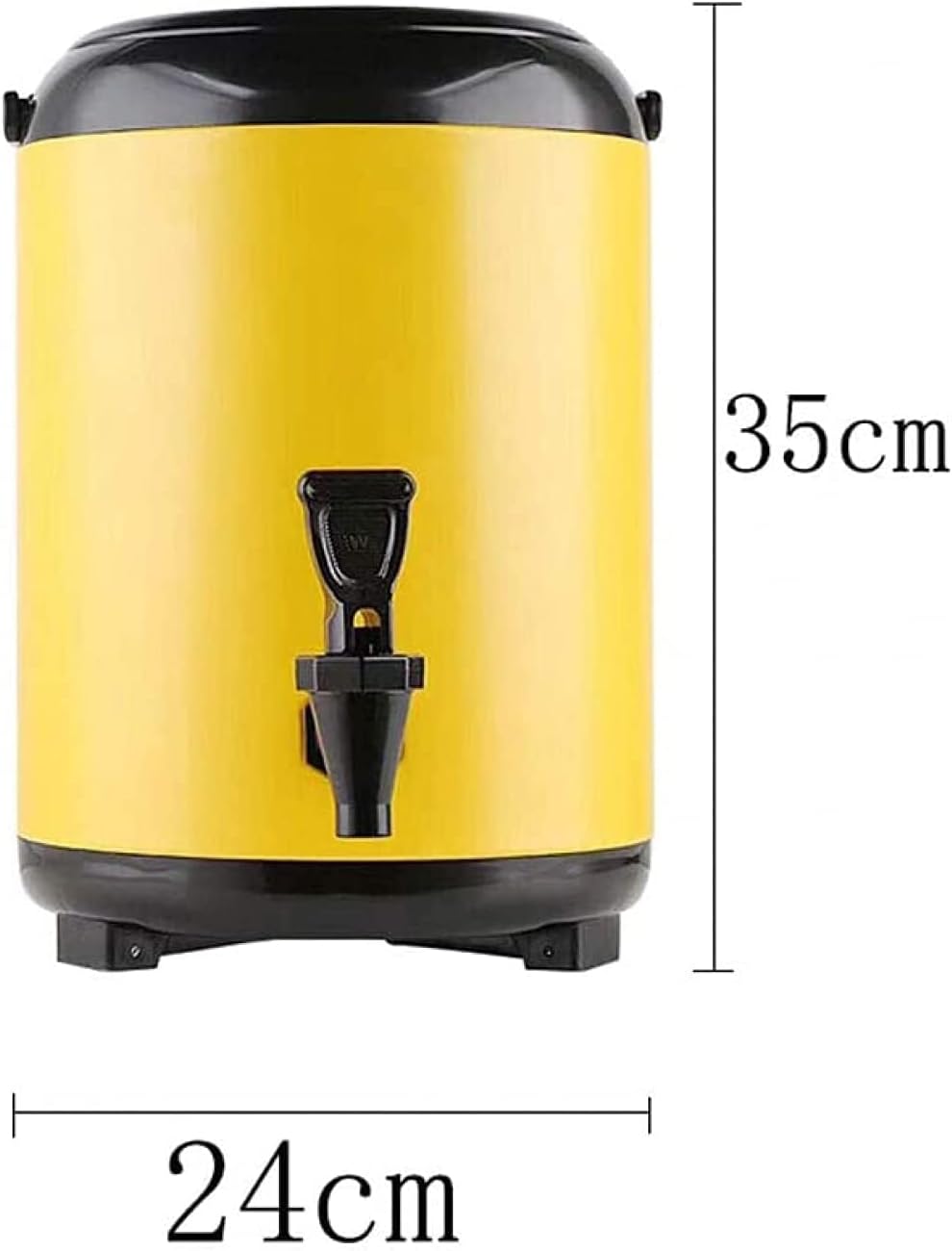 Beverage Dispenser with Tap, Insulated Hot Water Dispenser, 8L/10L Capacity for Coffee, Juice, Tea, Cider, Milk - Ideal for Parties and Buffets, Double Wall Design
