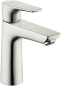 hansgrohe Talis E Modern 1-Handle 6-inch Tall Bathroom Sink Faucet in Brushed Nickel, 71710821