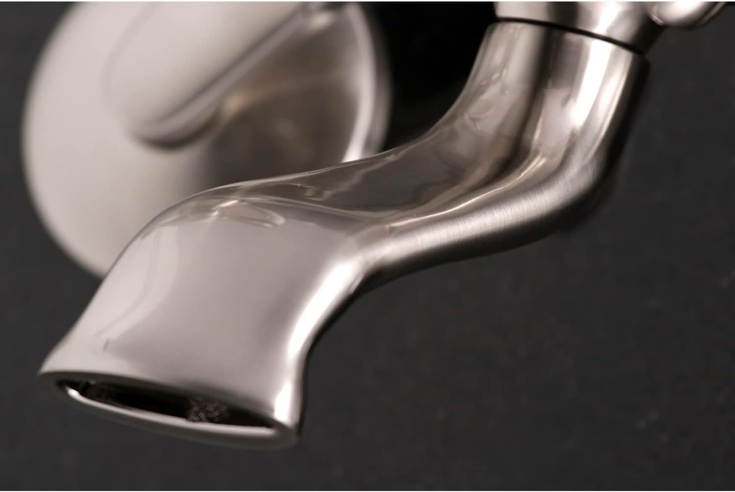 Kingston Brass KS266SN Clawfoot Tub Faucet with Hand Shower, Adjustable 6 in. Centers, Brushed Nickel, 7‑3/16 in. Reach