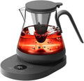 Glass Tea Maker, 500Ml Multi-Function Tea Kettle, Detachable Tea Maker, Hot Water High-Power Tea Heating Warmer,C1