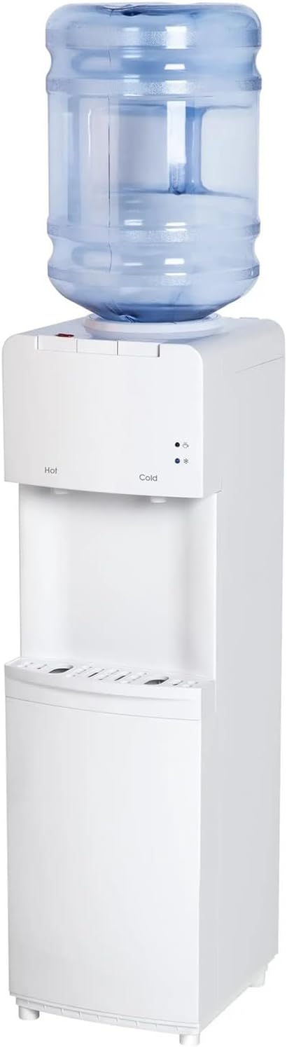 Water Dispenser Top Loading Hot Cold Temperature Water Dispenser White Water Cooler Water Cooler