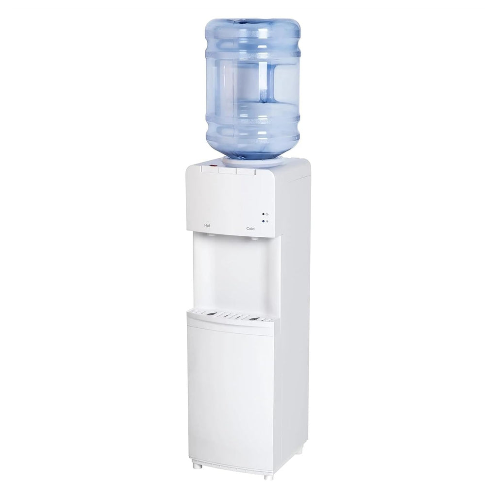 Hot and Cold Water Dispenser Top Loading Hot Cold Temperature Water Dispenser White Water Cooler