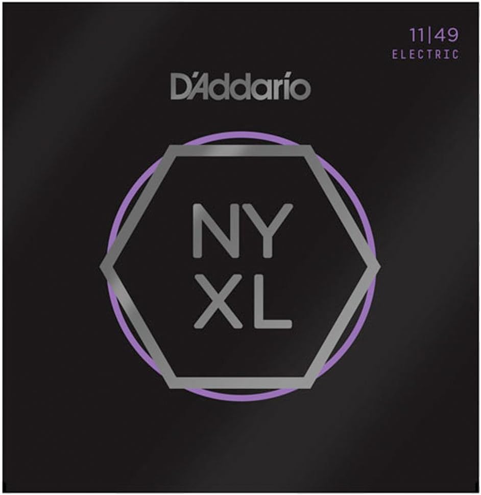 D'Addario NYXL Electric Guitar Strings Medium 11-49 (12 Pack Bundle)