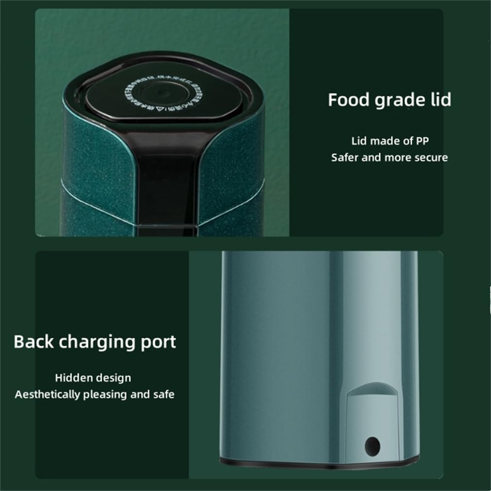 350 ML Portable Travel Electric Kettle, Personal Hot Water Boiler 304 Stainless Steel, Four-Speed Temperature Control, Electric Water Kettle,Gray