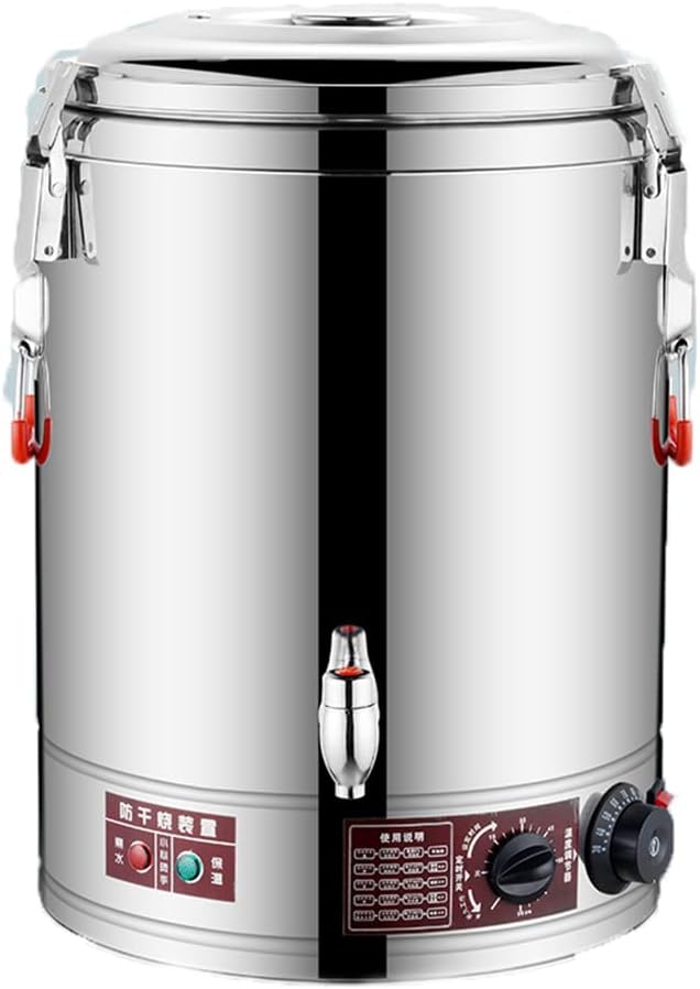 50L Commercial Electric Hot Water Urn - Stainless Steel Catering Beverage Dispenser for Tea, Coffee, Parties & Restaurants - Large Capacity Drink Warmer