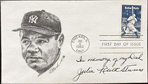 Babe Ruth First Day Issue Stamp Baseball Limited Edition Framed Cover Art 12.5' Wide x 11' high