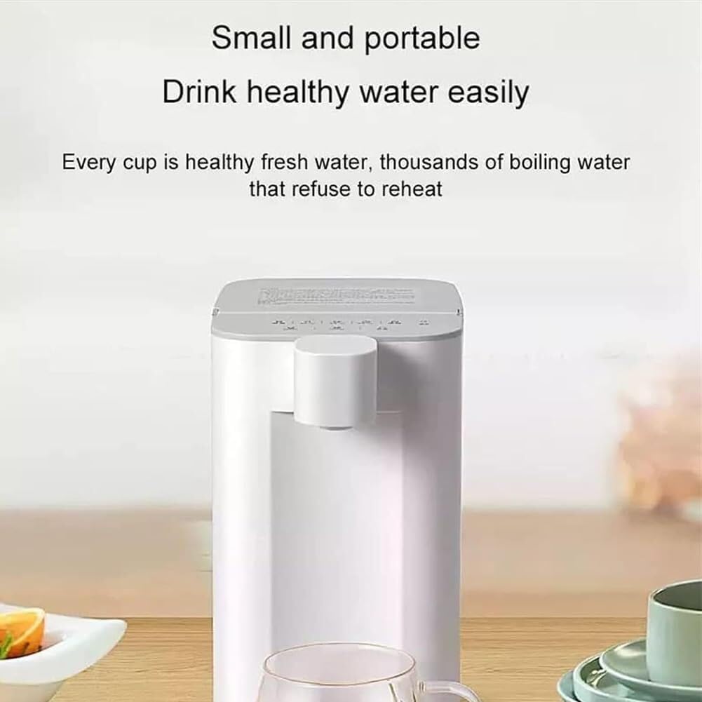 Instant Hot Water Dispenser Household Small Desktop Instant Hot Water Dispenser Multifunctional Desktop Mini Intelligent Direct Drink Heating, for Living Room Office(White)