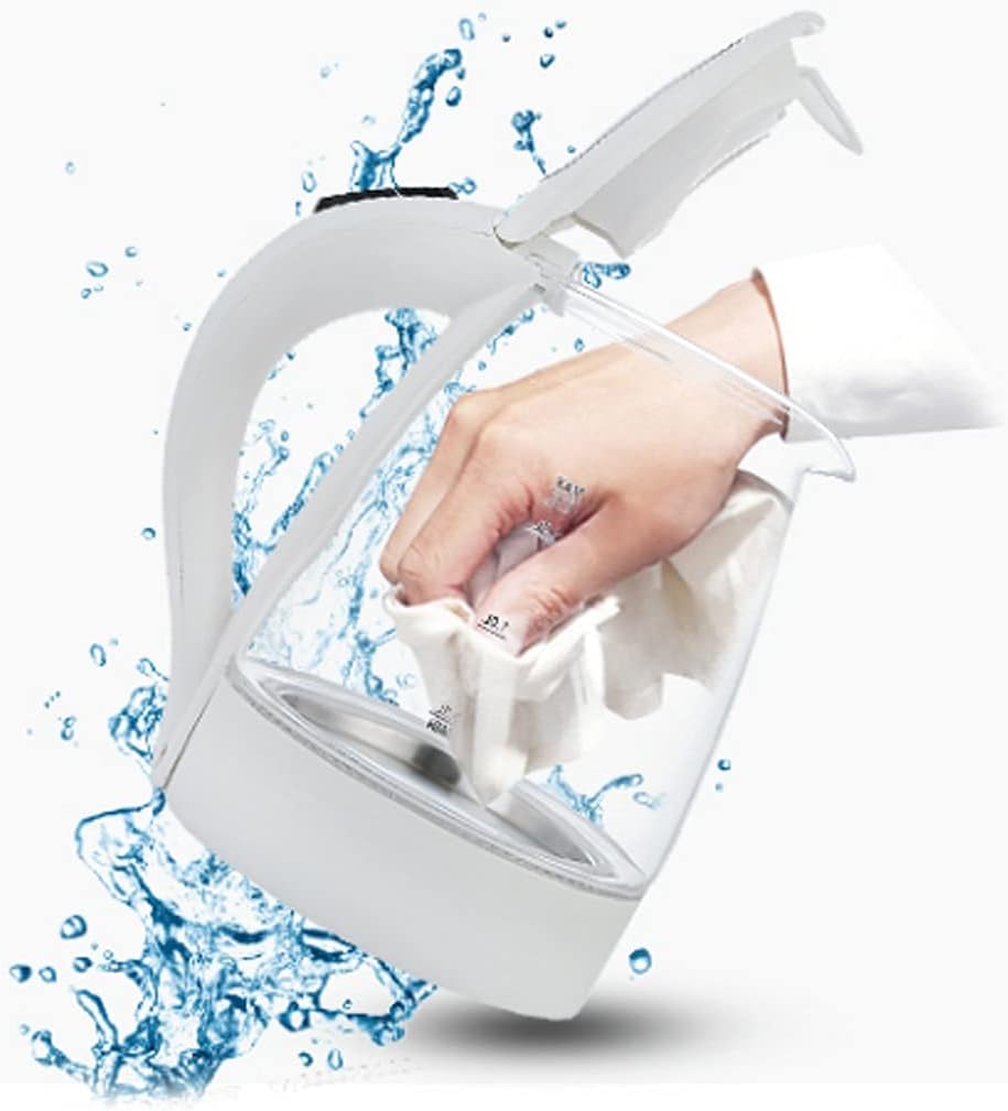 HBJWOV LED Illuminated Glass Kettle Electric Rapid Boil Cordless Electric Kettle Electric kettle Teapot Smart Kettle kitchen