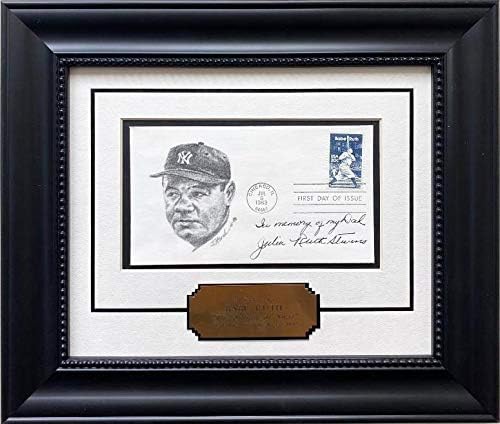 Babe Ruth First Day Issue Stamp Baseball Limited Edition Framed Cover Art 12.5' Wide x 11' high