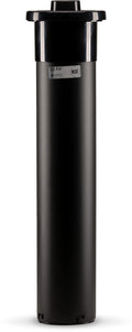 San Jamar Ez-Fit Hot Lid Dispenser In-Counter Dispenser with Interchangeable Rubber Gaskets for Restaurants, Cafeterias, and Fast Food, Plastic, 4.75 x 23.25 x 4.75, Black