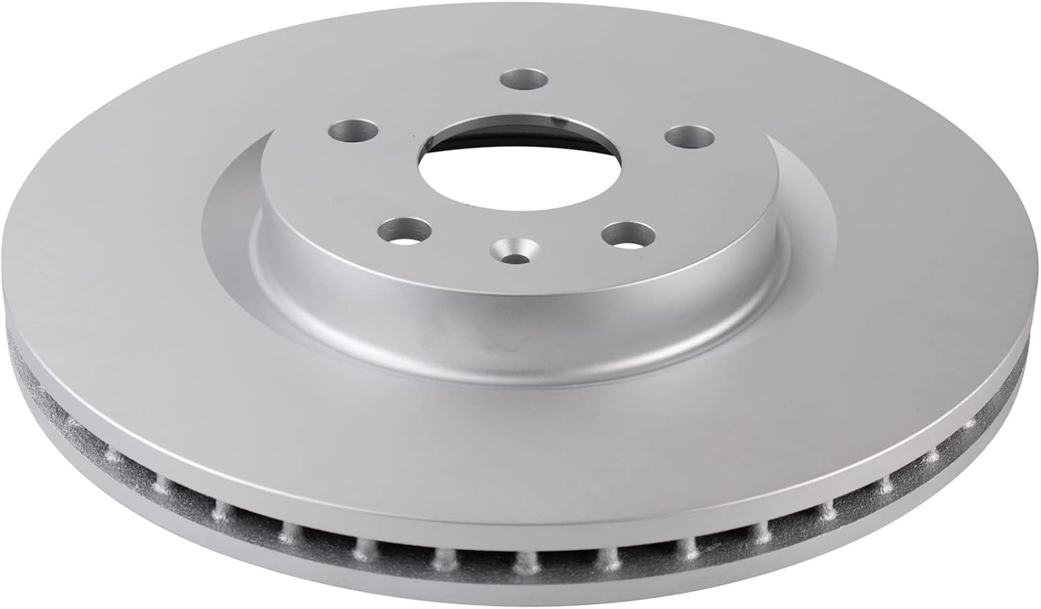 TRQ Front Brake Pad and Rotor Set Ceramic Coated Vented Rotors Compatible with 2008-2014 Cadillac CTS