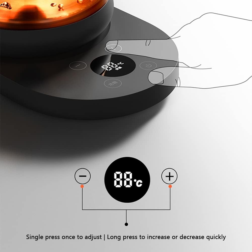 Glass Tea Maker, 500Ml Multi-Function Tea Kettle, Detachable Tea Maker, Hot Water High-Power Tea Heating Warmer,C1