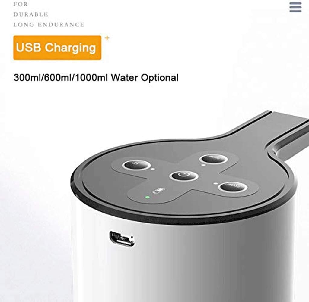 Water Bottle Pump USB Charging Universal Electric Water Bottle Dispenser Improved Portable Water Bottle Switch for Universal 2-5 Gallon Water Jug (Color : B) (B)