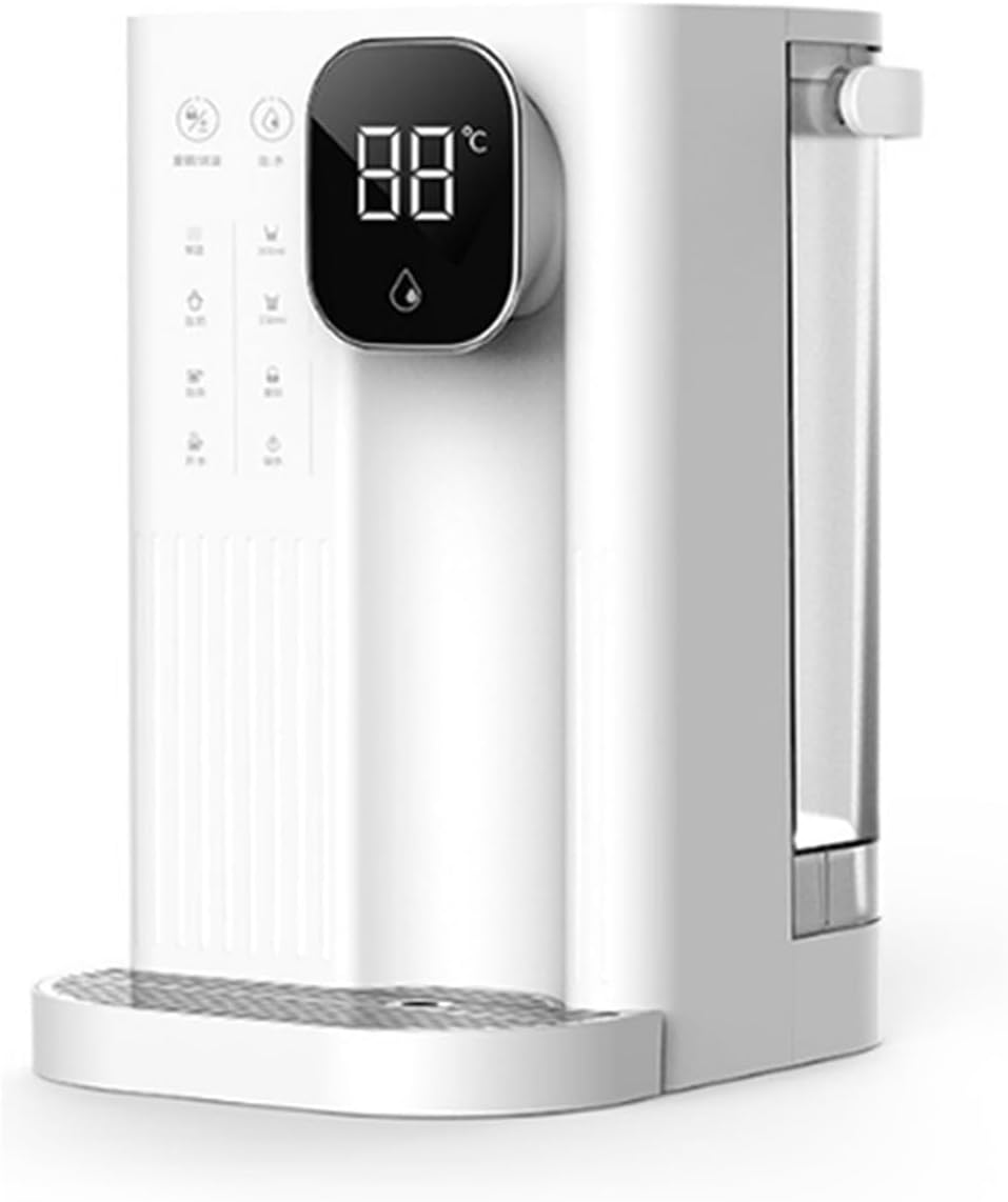 Instant Hot Water Dispenser 2.8L Household Instant Hot Water Dispenser Electric Kettle Boiling Machine Tea Maker Desktop Heater Drinking Fountain 4 Gear Fast Boil (White A)