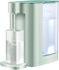 Instant Hot Water Dispenser,Countertop Water Boiler, with Removable 3L Tank, 5 Temperature Presets,2100W Fast Boil,with LED Night Light,Safety Lock(Color:Green)