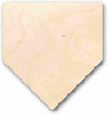 Unfinished Wood Home Plate Baseball Softball Diamond Base Silhouette Craft up to 46' DIY 46' / 1'