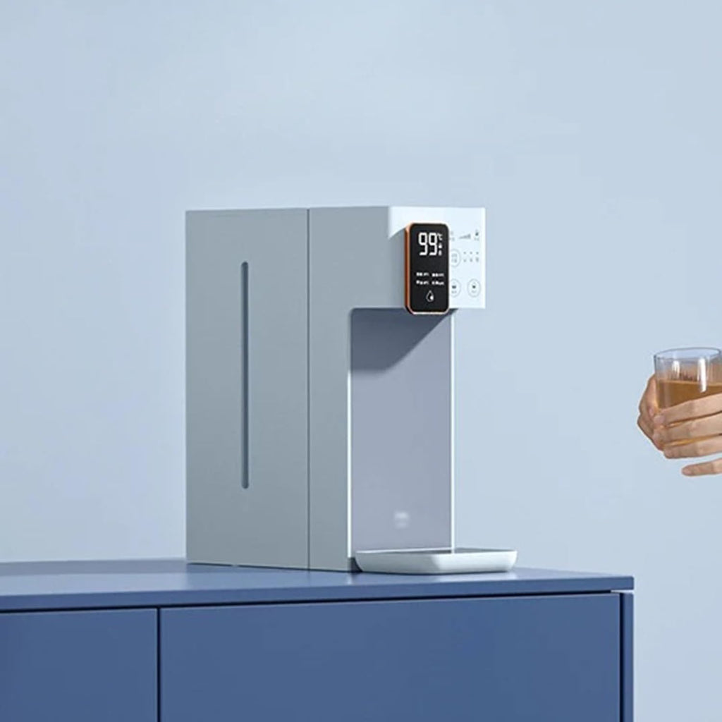 Water Dispenser 3s Instant Heating Water Dispenser Electric Pump 2000W Fast Heat Dispensador Bottle 3L Smart Kettle(White)