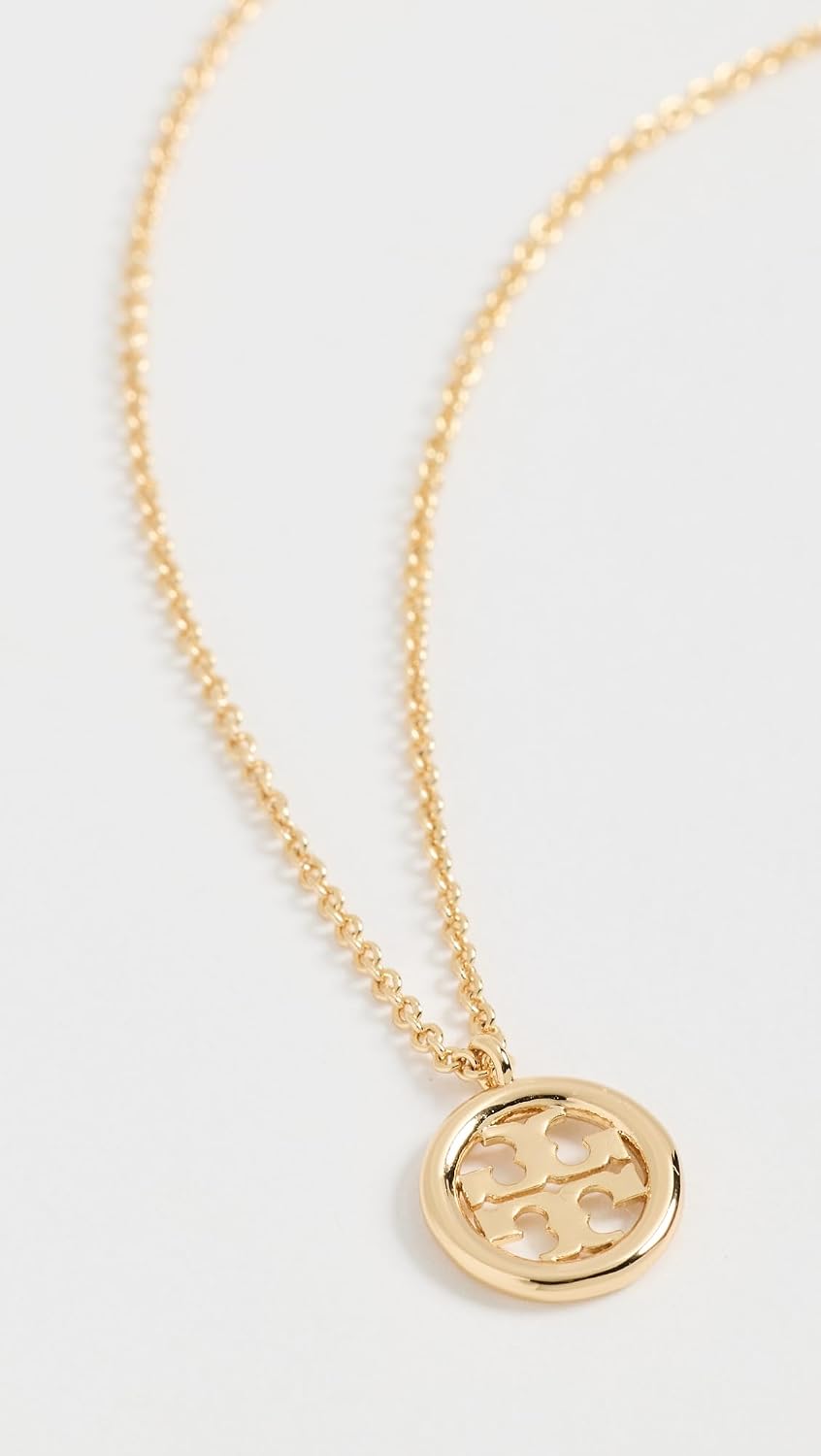 Tory Burch Women's Icon Circle Pendant Necklace