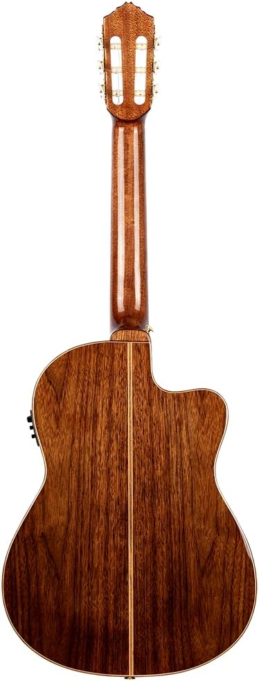RCE159MN-L Ortega Guitars Performer Series Left-Handed Solid Top Medium Neck Acoustic-Electric Nylon Classical Guitar w/Bag
