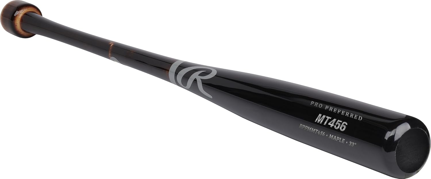 Rawlings | Pro Preferred Maple Wood Baseball Bat | Gameday Profile - Trout/Harper/Machado/Albies